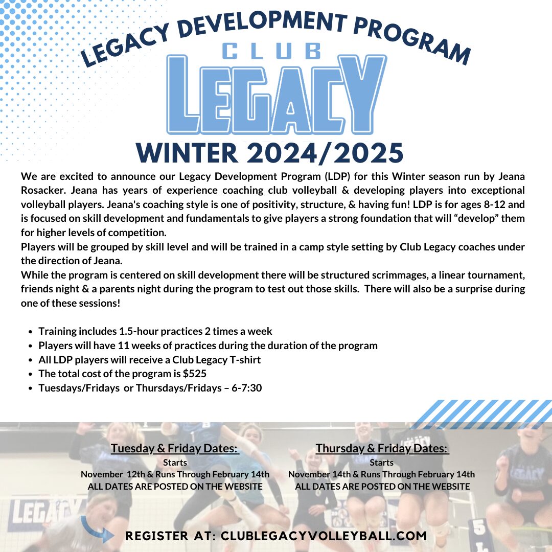 LEGACY DEVELOPMENT PROGRAM (Instagram Post)